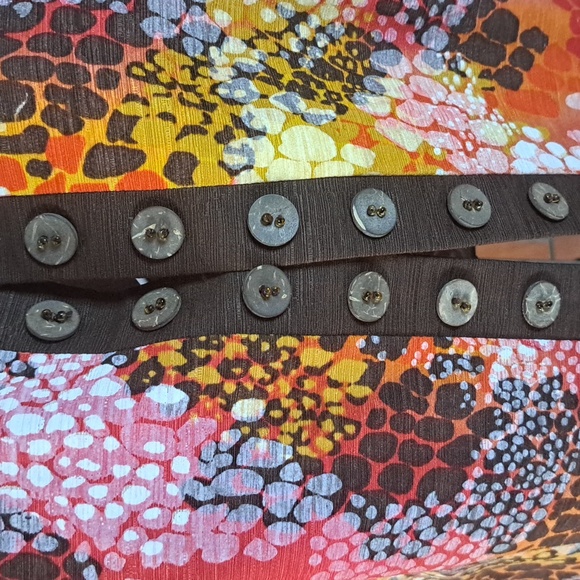 TRENZ by Theresa Renz Silk Blend animal Blazer, Size M - Picture 2 of 6